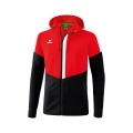 Erima Squad Hooded Training Jacket Red/Black/White Men